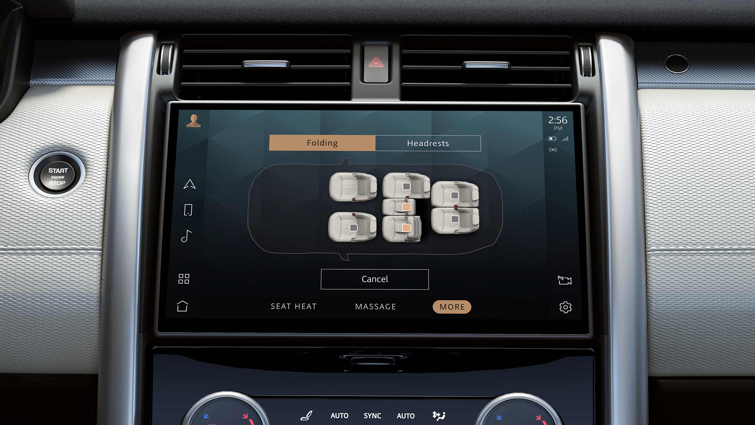 Land Rover Discovery display