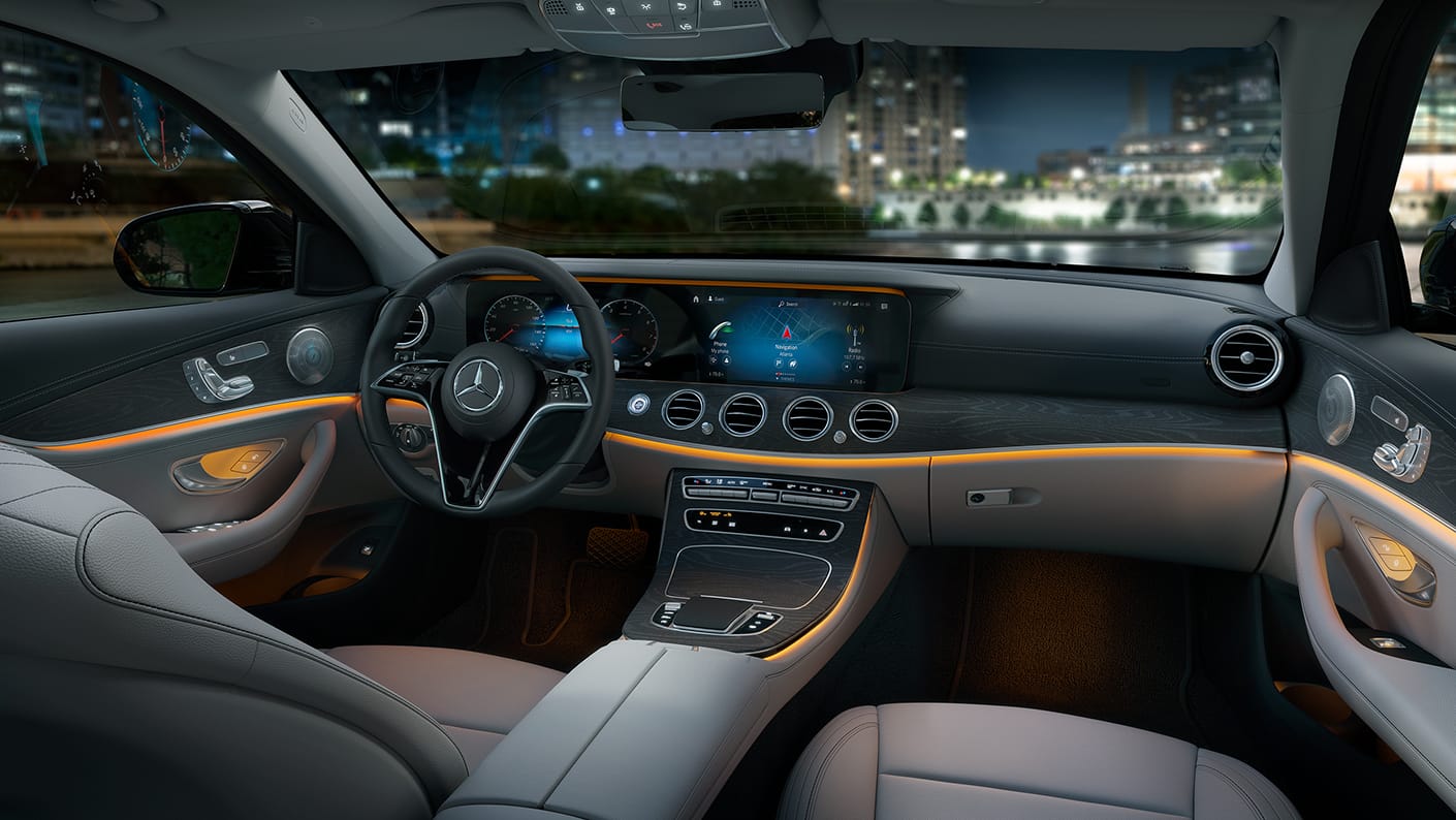 Mercedes Benz E Class Sedan dashboard