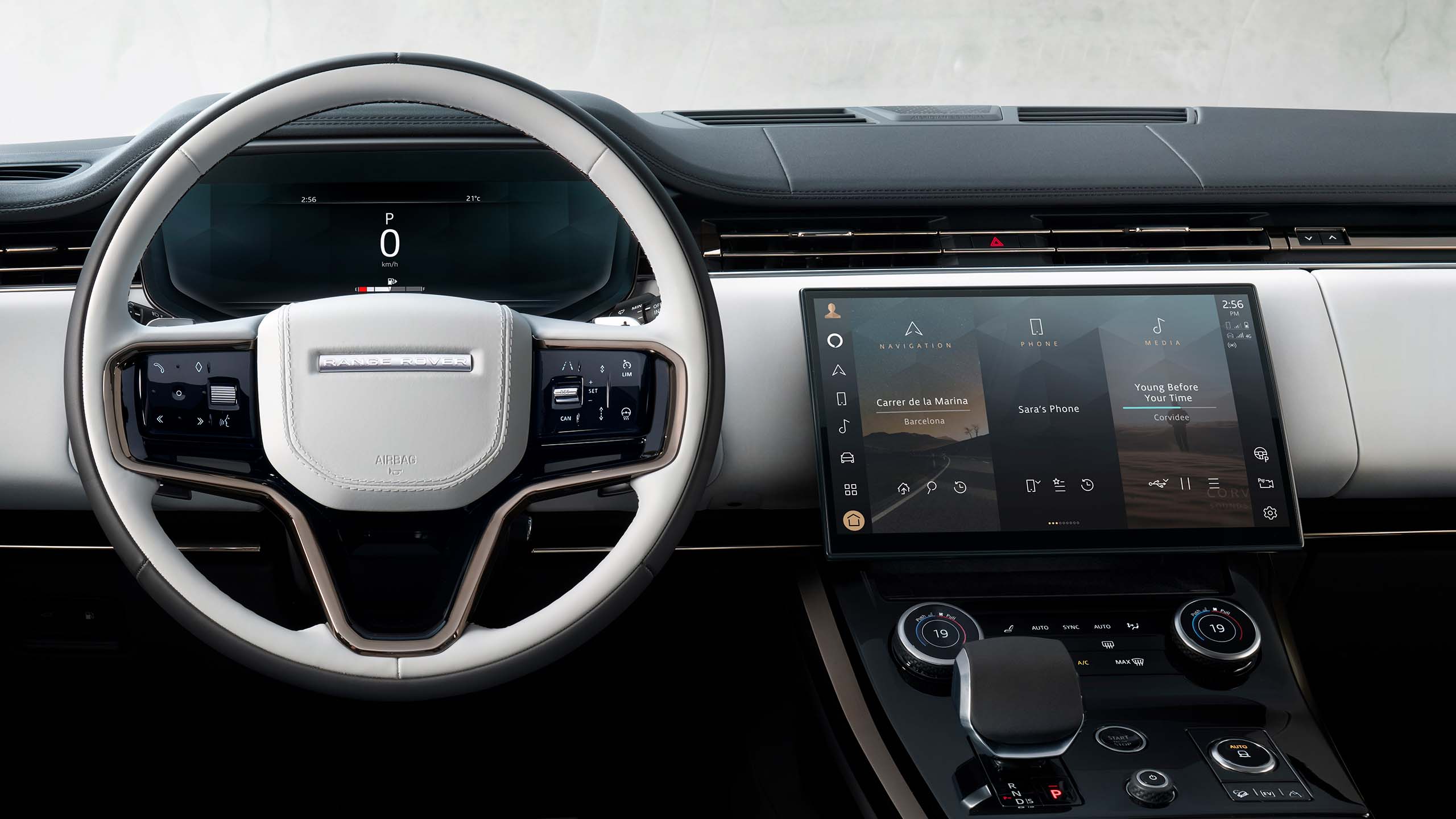 Range Rover Sport display