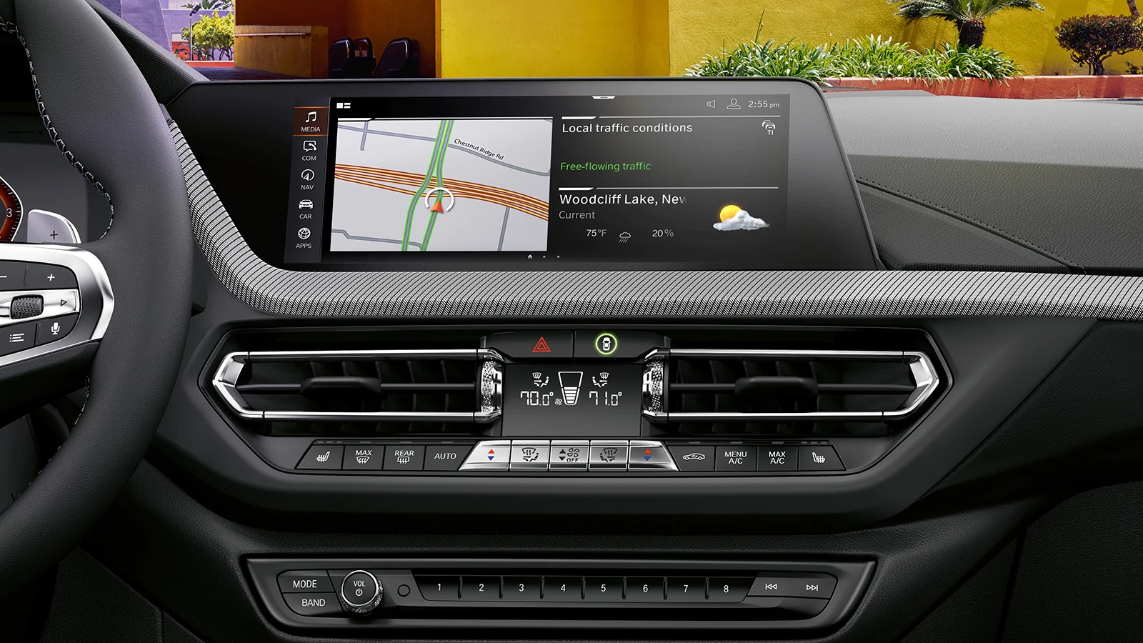 bmw grand coupe gps display