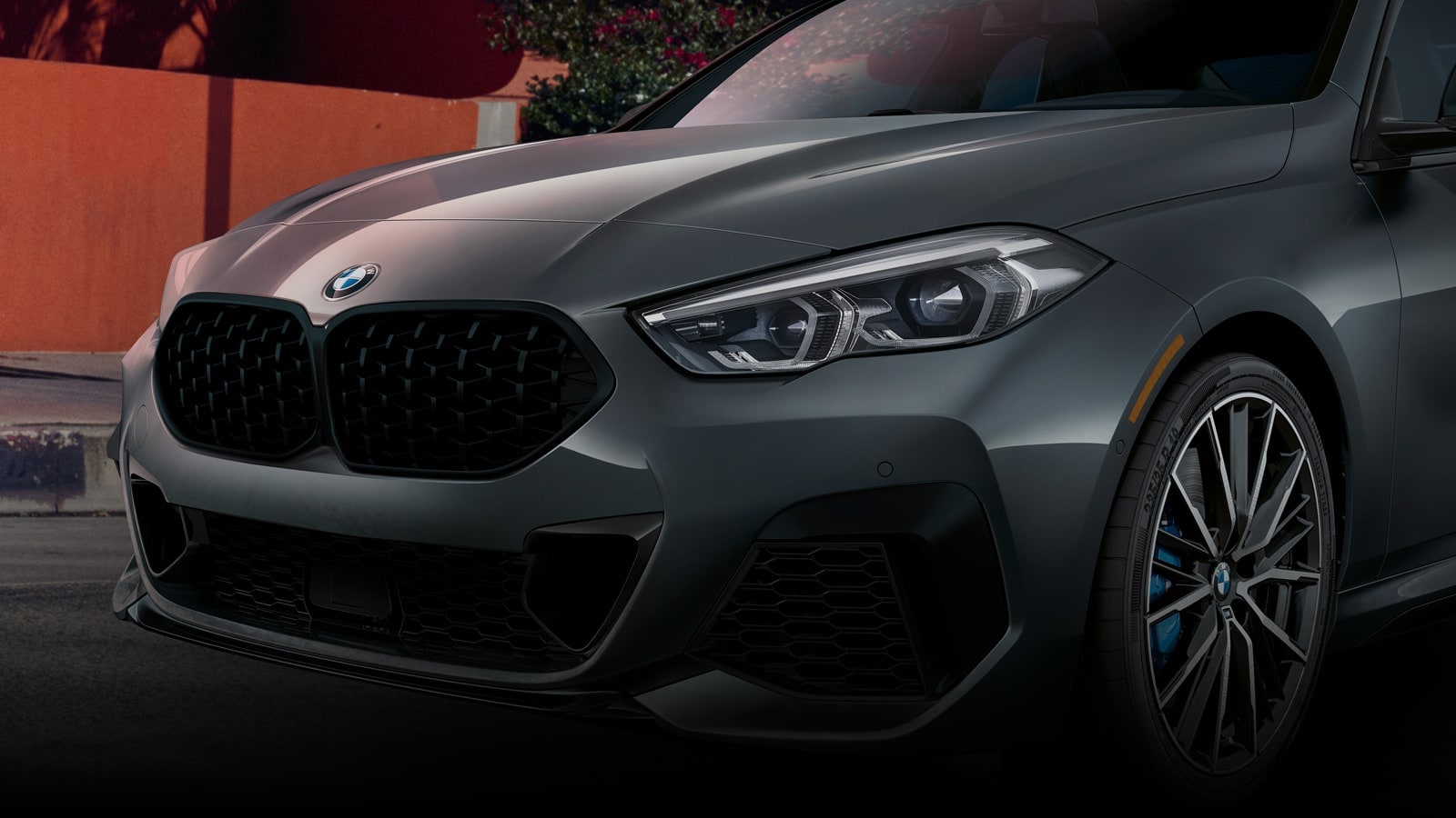 bmw grand coupe grey front