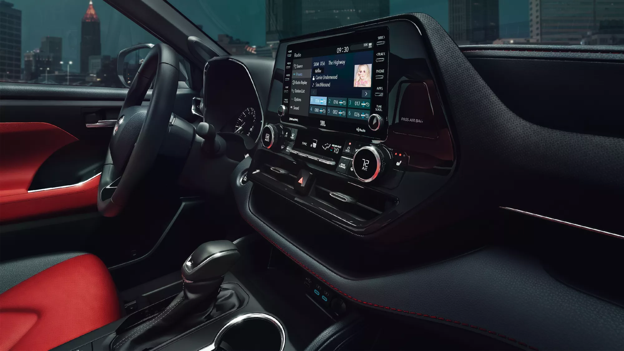 toyota highlander display